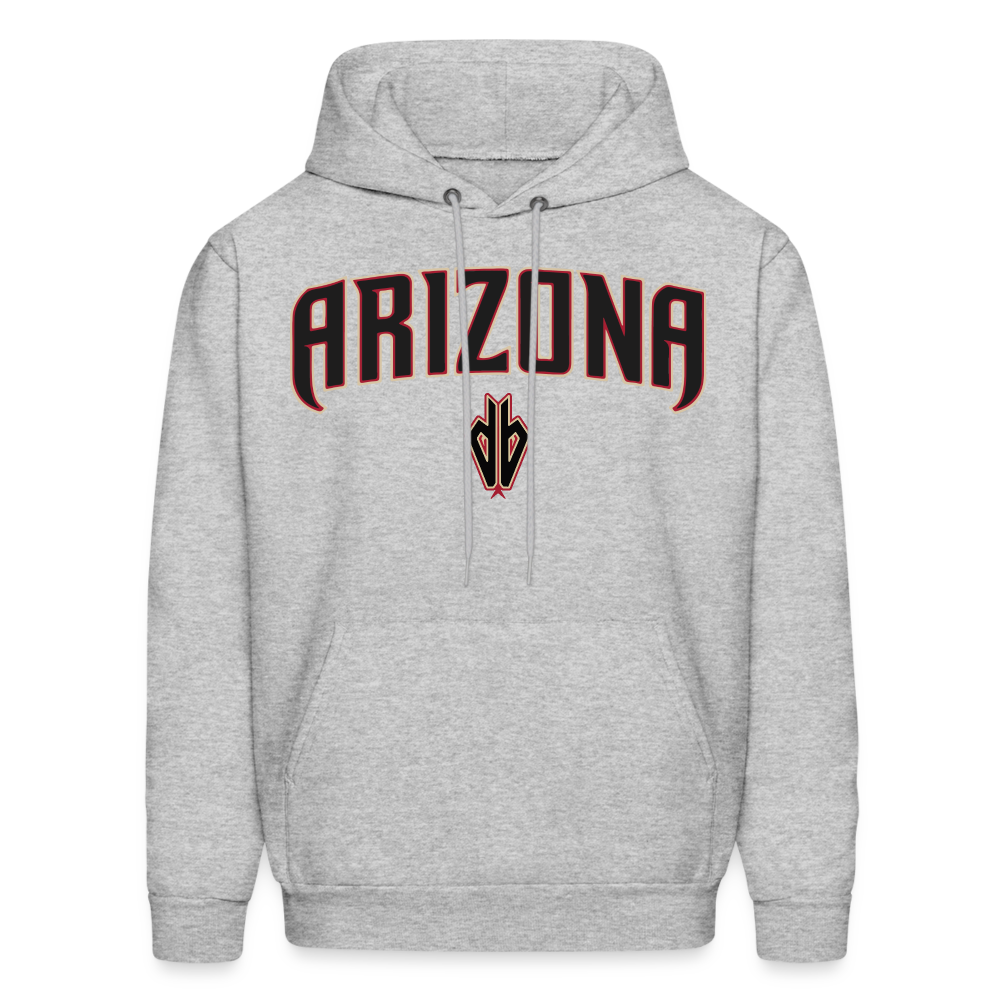 D Backs "Arizona" 1 Men's Hoodie - heather gray