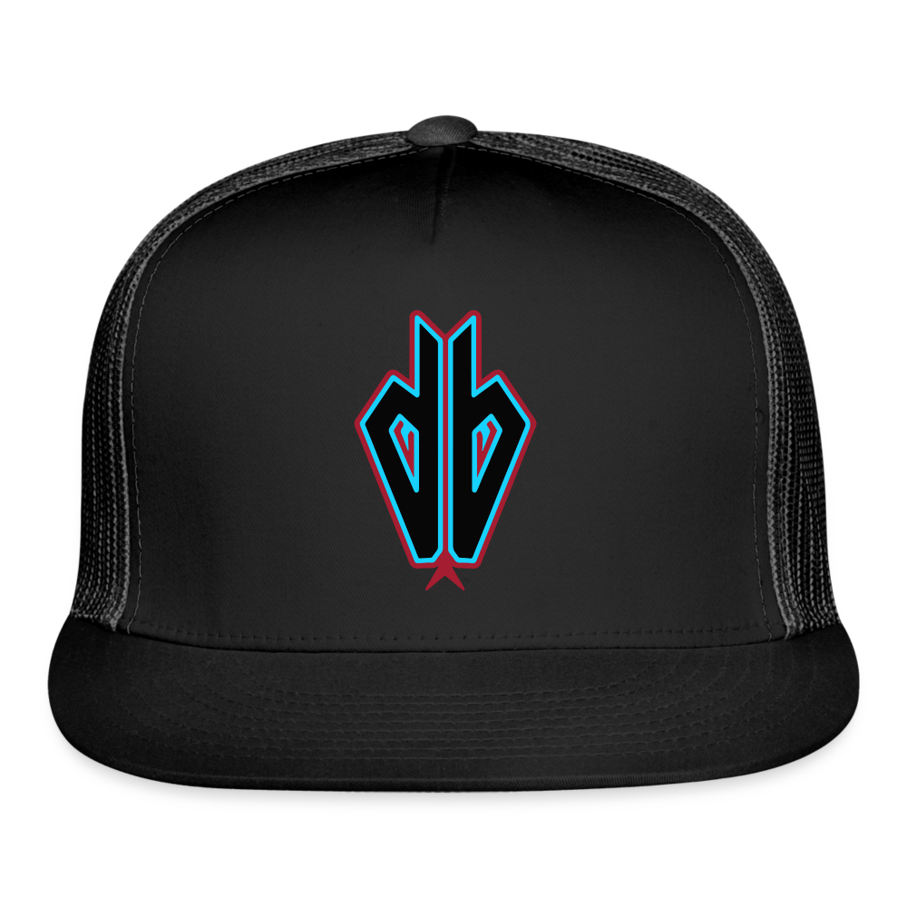 D Baks Trucker Hat - black/black