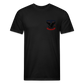 250 America Circle Fitted Cotton/Poly T-Shirt by Next Level - black
