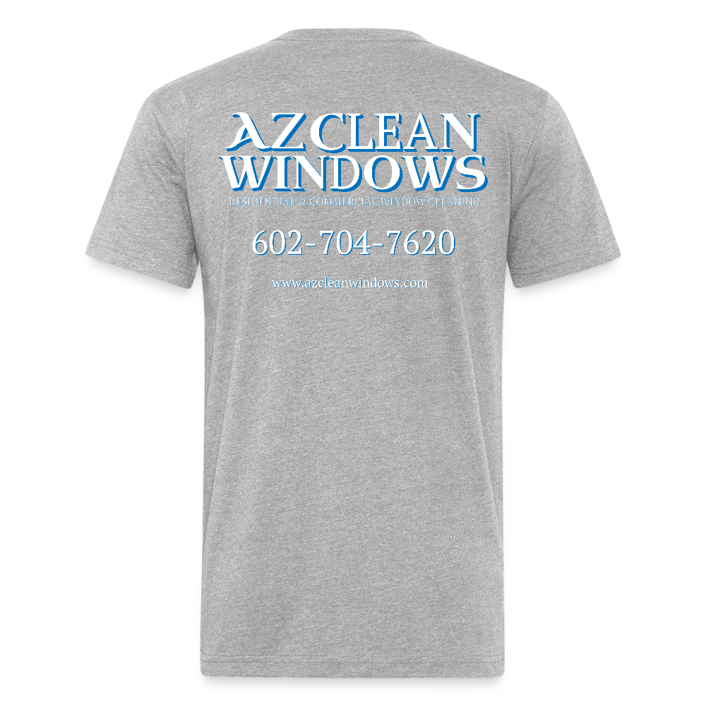 Az Clean NEW* Fitted Cotton/Poly T-Shirt by Next Level - heather gray