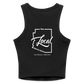 The Local - Slim Fit Rib Women's Tank Top - black