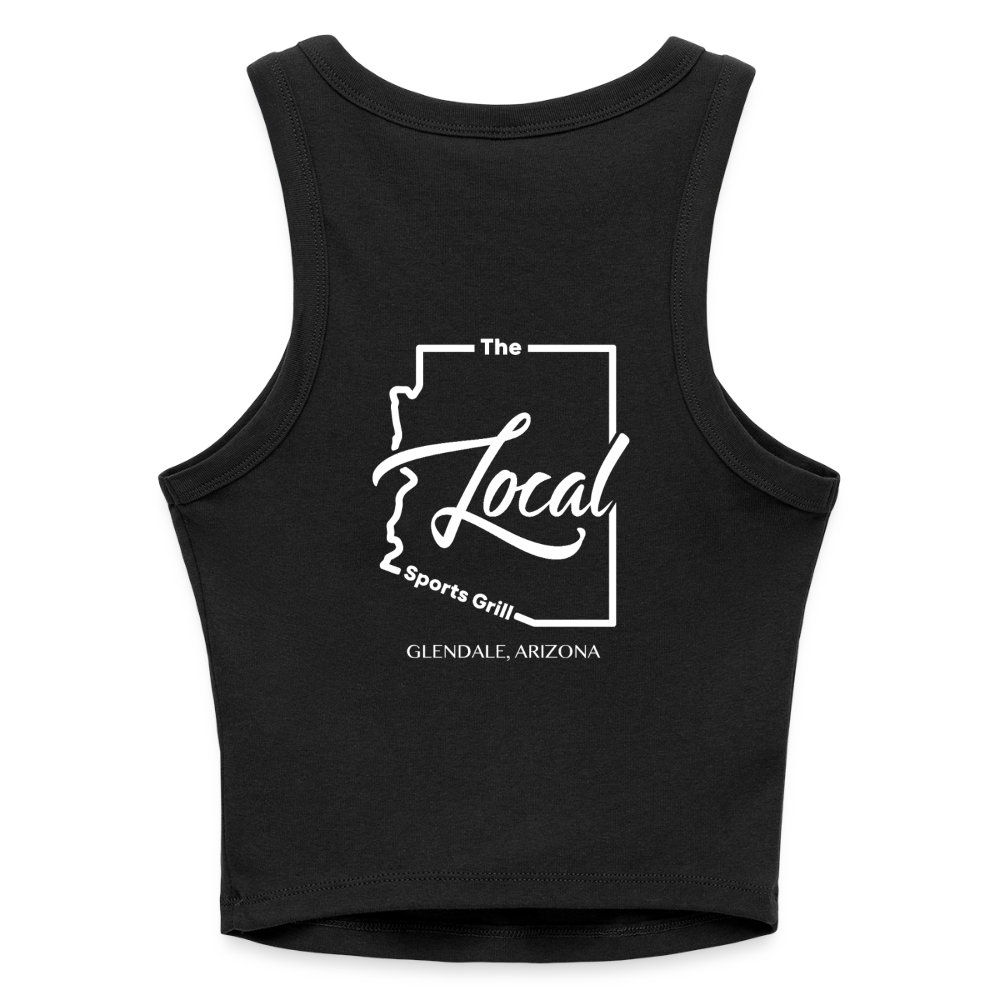 The Local - Slim Fit Rib Women's Tank Top - black