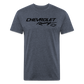 Chevy Racing Fitted Cotton/Poly T-Shirt by Next Level - heather navy