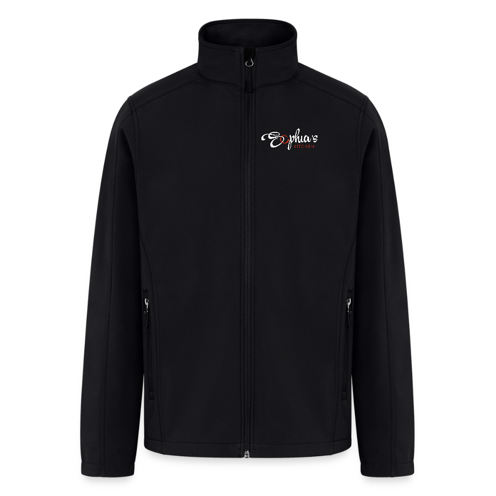 Sophia's Front Men’s Soft Shell Jacket - black