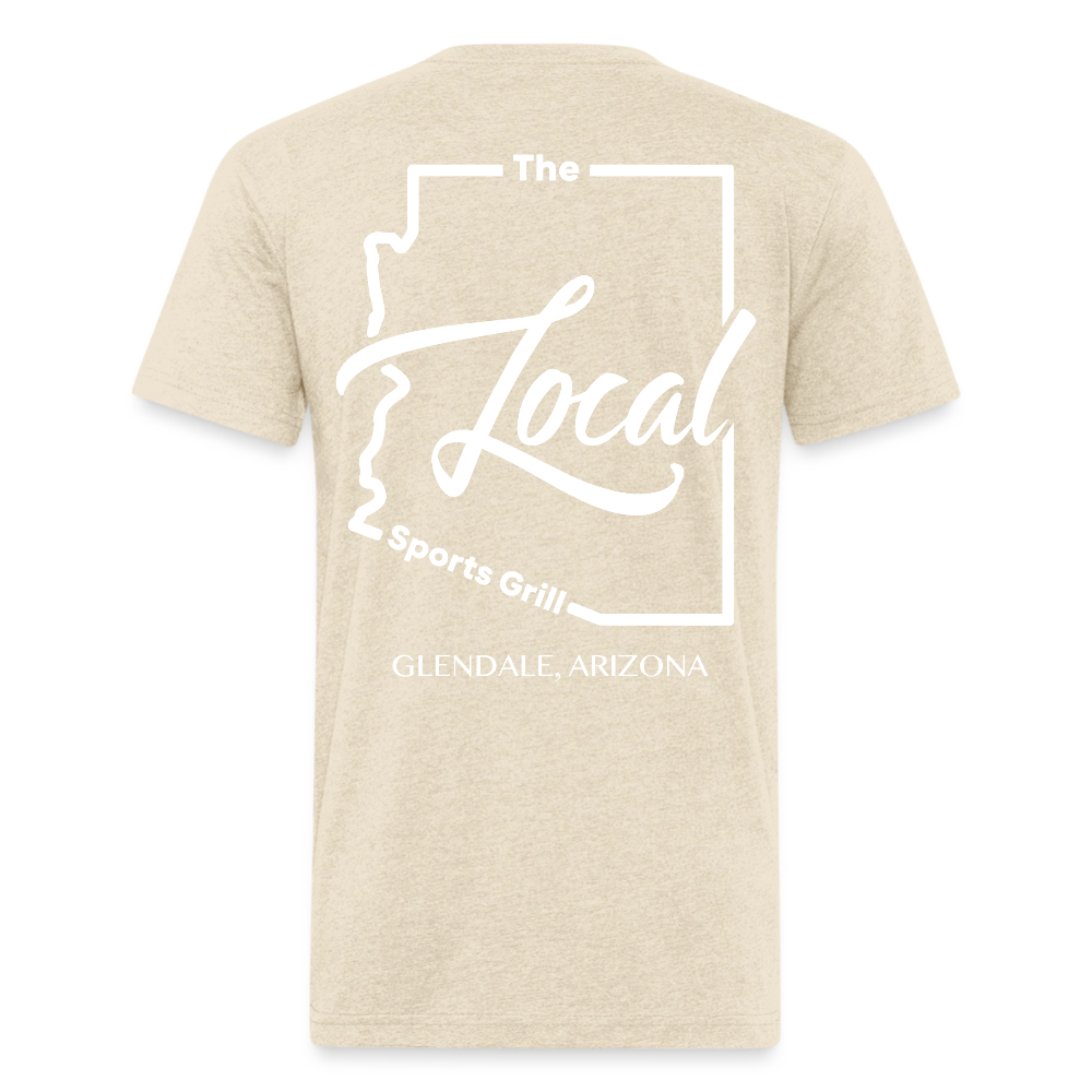 The Local - Fitted Cotton/Poly T-Shirt by Next Level - heather cream