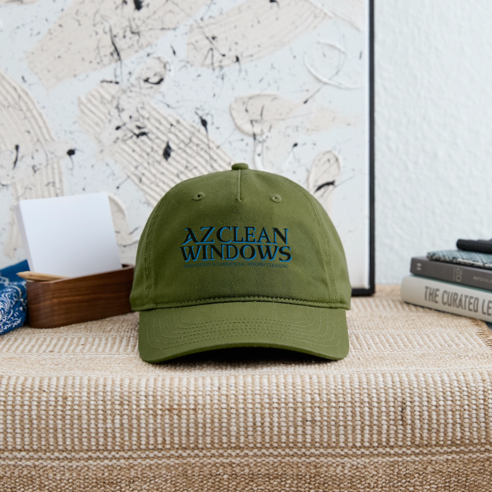 Az Clean Blue Organic Baseball Cap - olive green
