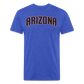 D baks Arizona Front & B Cotton/Poly T-Shirt by Next Level - heather royal
