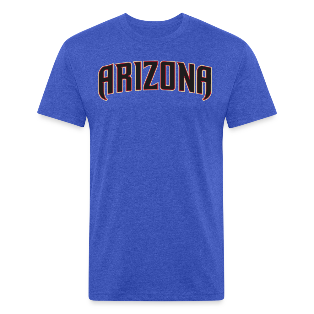 D baks Arizona Front & B Cotton/Poly T-Shirt by Next Level - heather royal