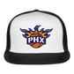 Phx Suns Flame Trucker Hat - white/black