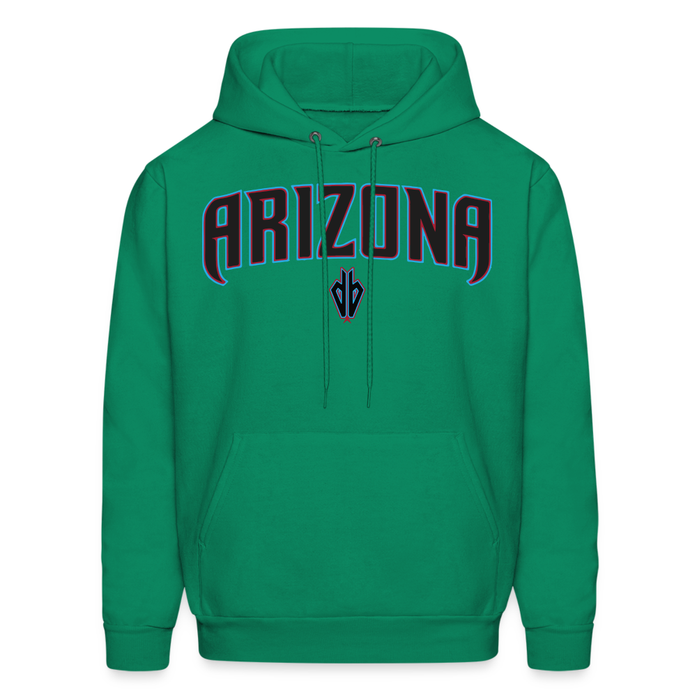 D Backs Teal Men's Hoodie - kelly green