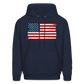 American Flag Color / Multi Men's Hoodie - navy