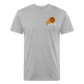 Phx Suns Front & Back Cotton/Poly T-Shirt by Next Level - heather gray