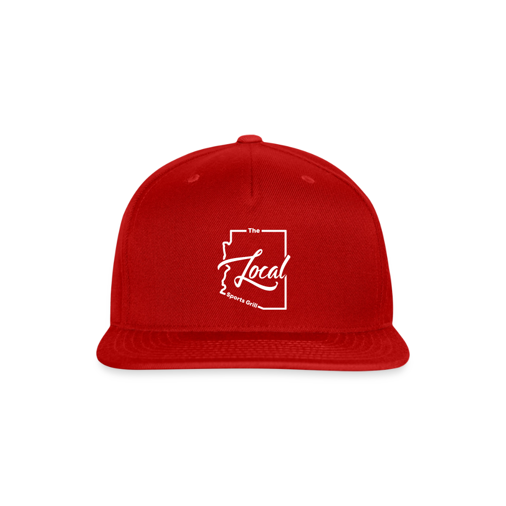 The Local - Snapback Baseball Cap - red