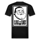 Fire + Fury Santa Cotton/Poly T-Shirt by Next Level - black