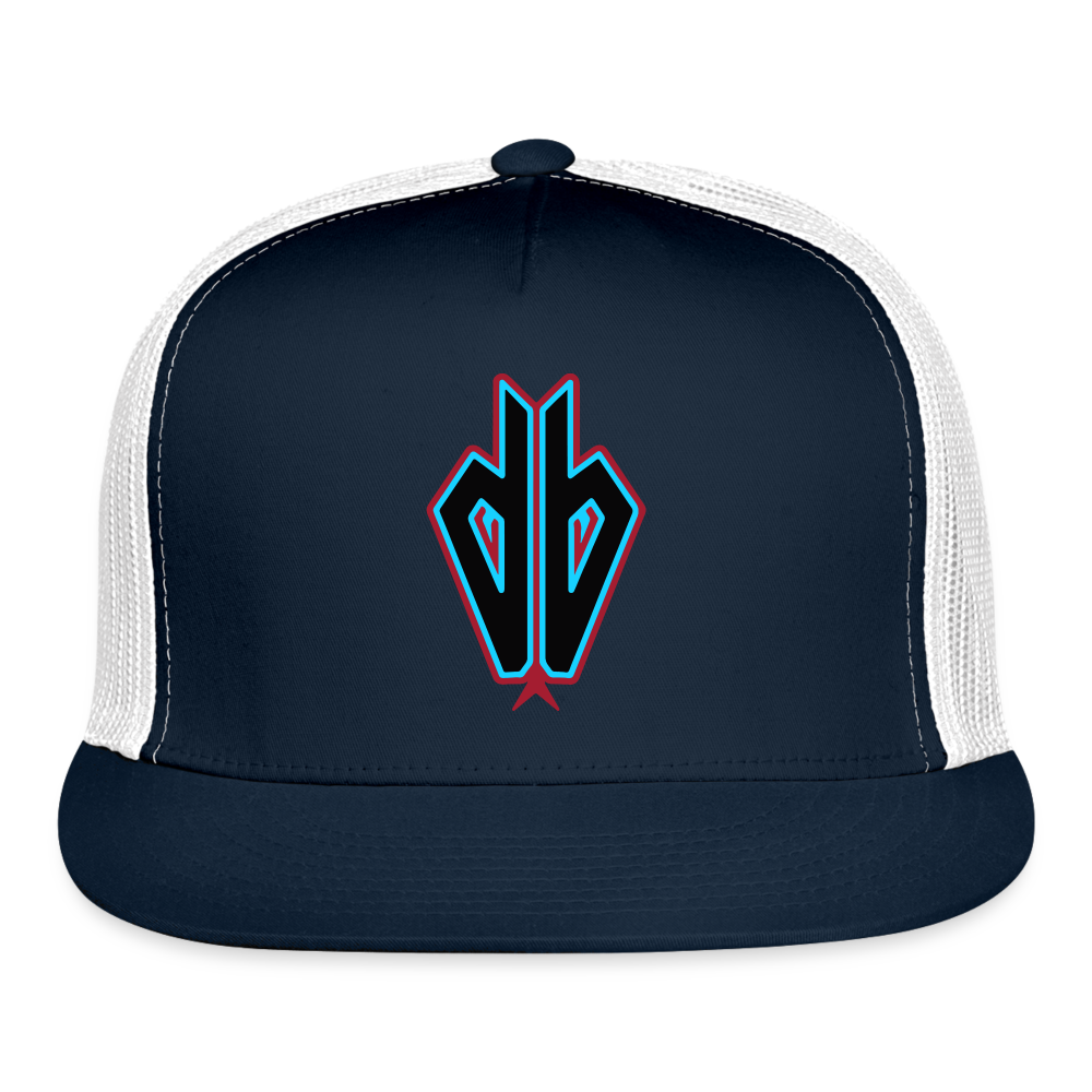 D Baks Trucker Hat - navy/white
