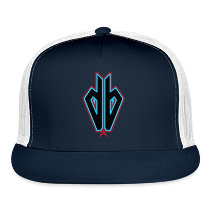 D Baks Trucker Hat - navy/white