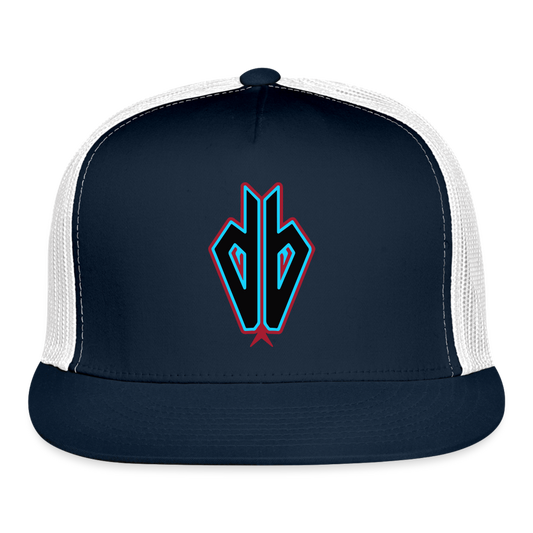 D Baks Trucker Hat - navy/white