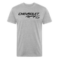 Chevy Racing Fitted Cotton/Poly T-Shirt by Next Level - heather gray