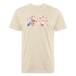 Rufus D 1 Fitted Cotton/Poly T-Shirt by Next Level - heather cream