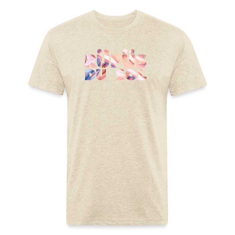 Rufus D 1 Fitted Cotton/Poly T-Shirt by Next Level - heather cream