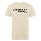 Chevy Racing Fitted Cotton/Poly T-Shirt by Next Level - heather cream