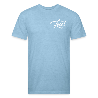 The Local - Fitted Cotton/Poly T-Shirt by Next Level - heather blue