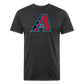 D Baks Front & Back Cotton/Poly T-Shirt by Next Level - heather black