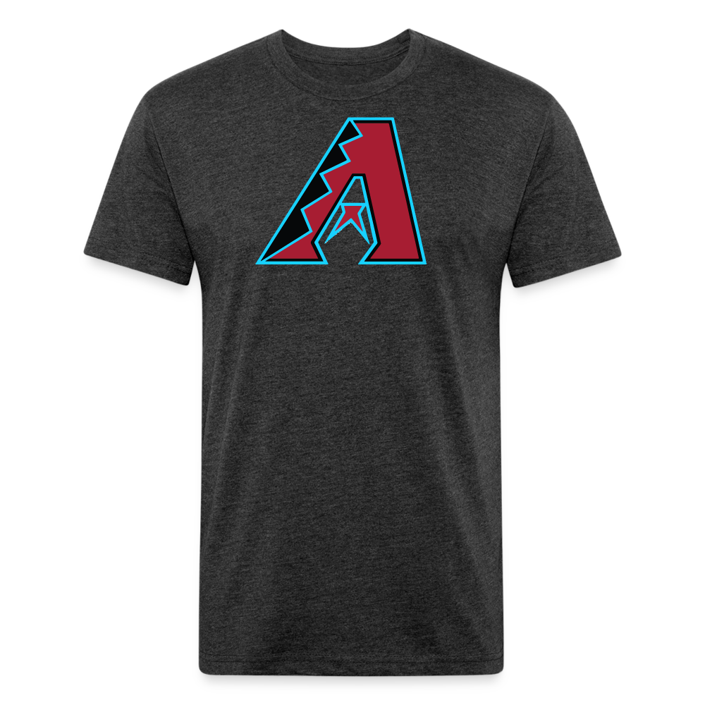 D Baks Front & Back Cotton/Poly T-Shirt by Next Level - heather black