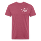 The Local - Fitted Cotton/Poly T-Shirt by Next Level - heather burgundy