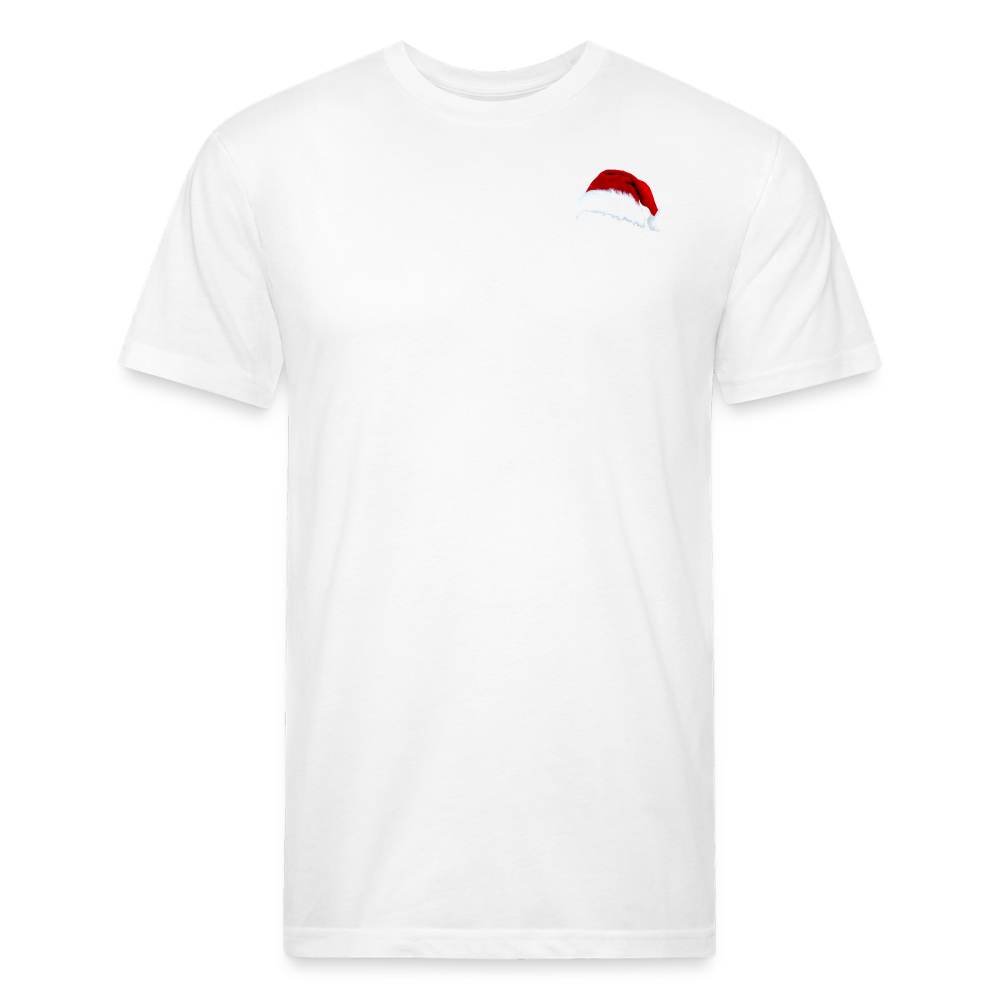 Fire + Fury Santa Cotton/Poly T-Shirt by Next Level - white