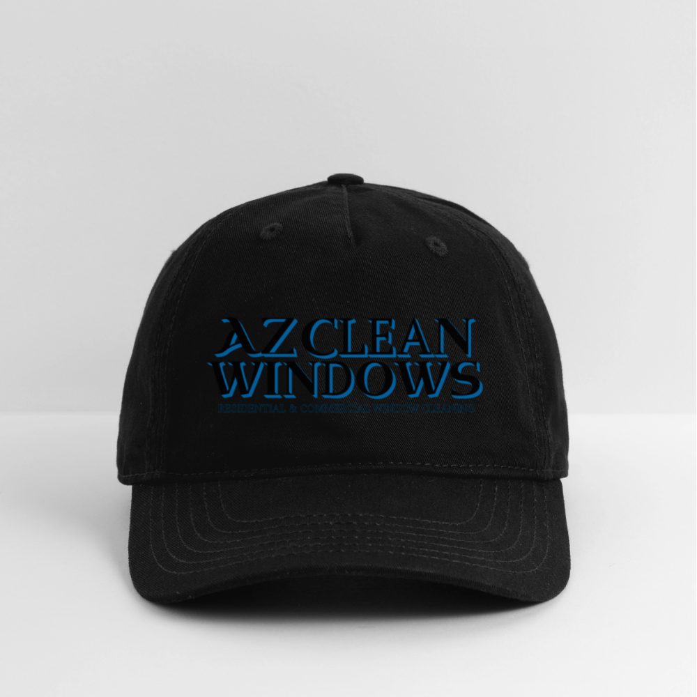 Az Clean Blue Organic Baseball Cap - black