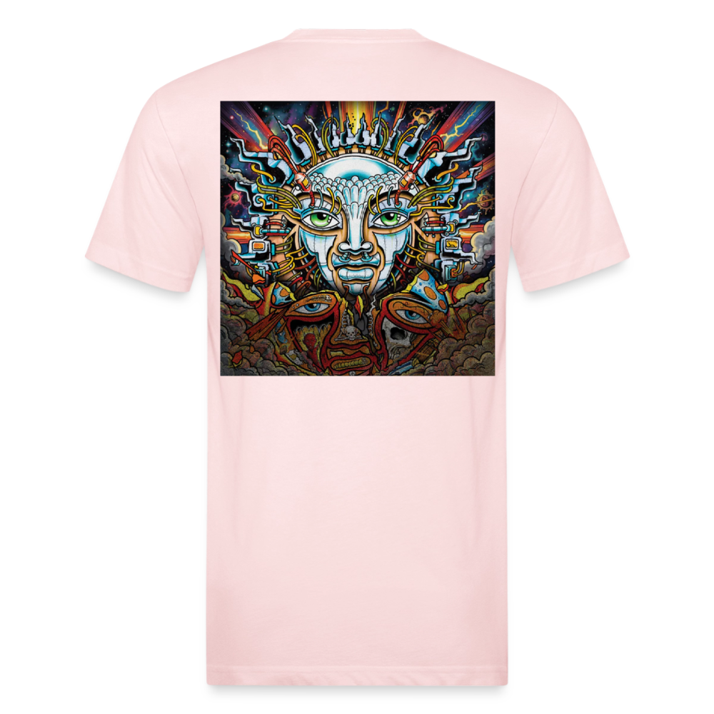 Sub  Lime B/F Fitted Cotton/Poly T-Shirt by Next Level - blush pink 