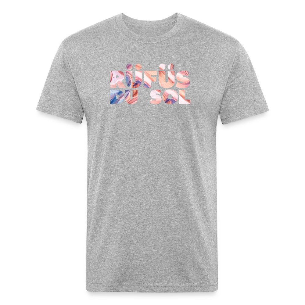 Rufus D 1 Fitted Cotton/Poly T-Shirt by Next Level - heather gray