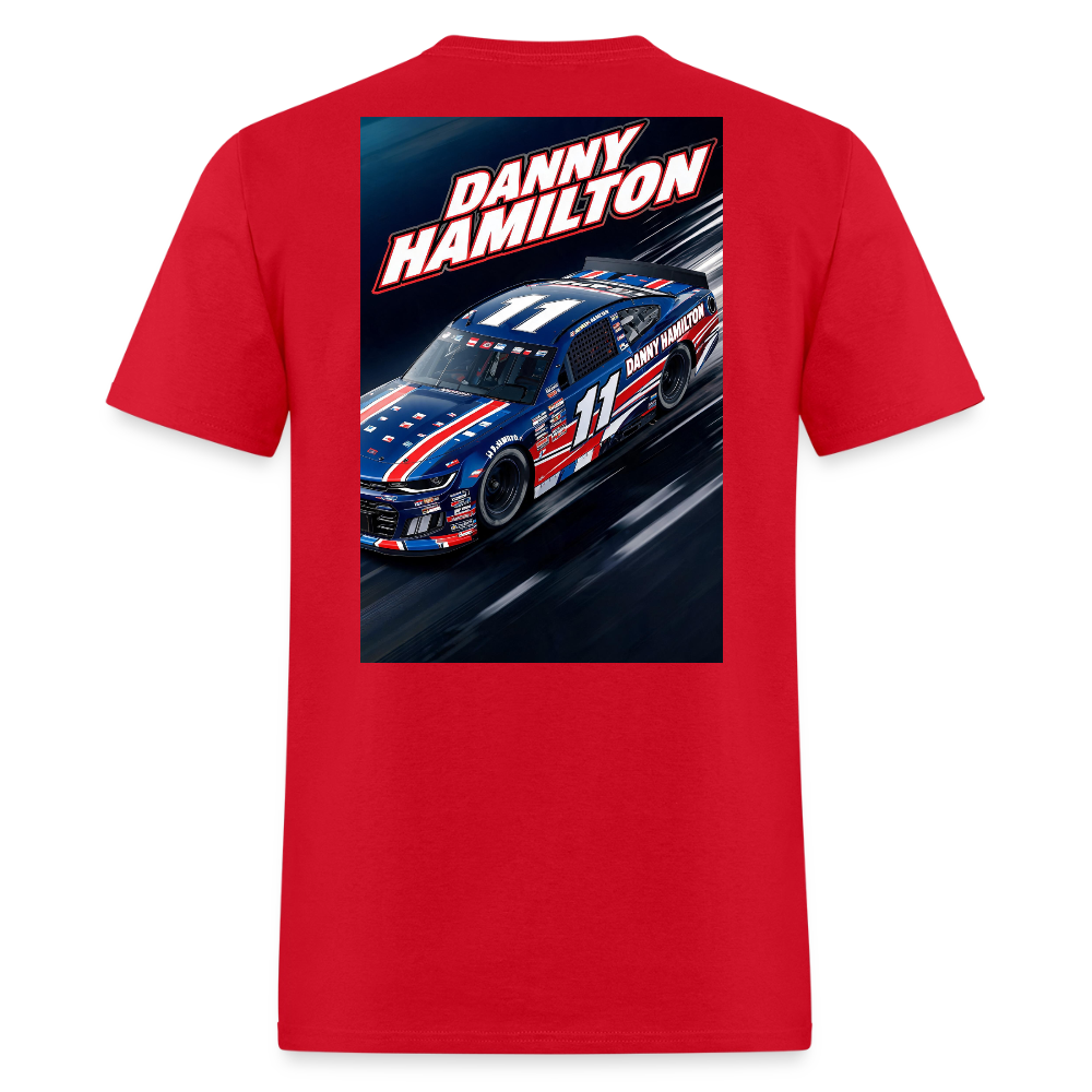 Danny Hamilton Men's T-Shirt | GILDAN 5000 - red