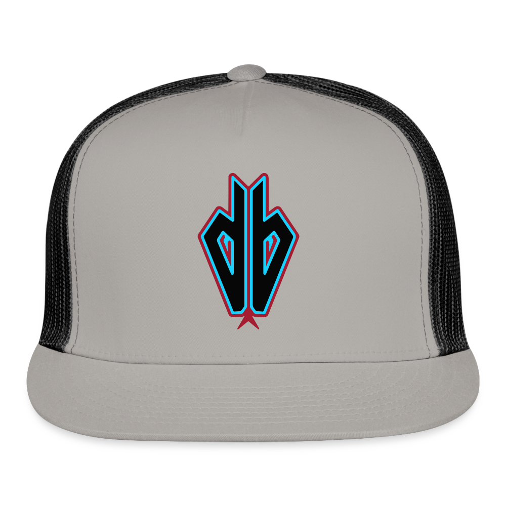 D Baks Trucker Hat - gray/black