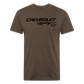 Chevy Racing Fitted Cotton/Poly T-Shirt by Next Level - heather espresso