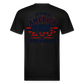 250 Year America Fitted Cotton/Poly T-Shirt by Next Level - black