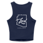 The Local - Slim Fit Rib Women's Tank Top - navy