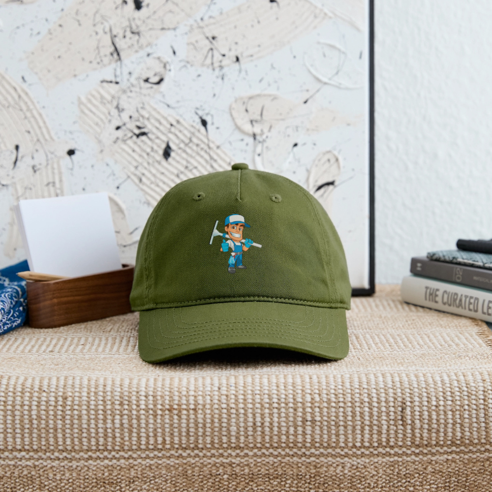 Az Clean Guy Organic Baseball Cap - olive green