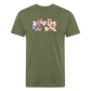 Rufus D 1 Fitted Cotton/Poly T-Shirt by Next Level - heather military green