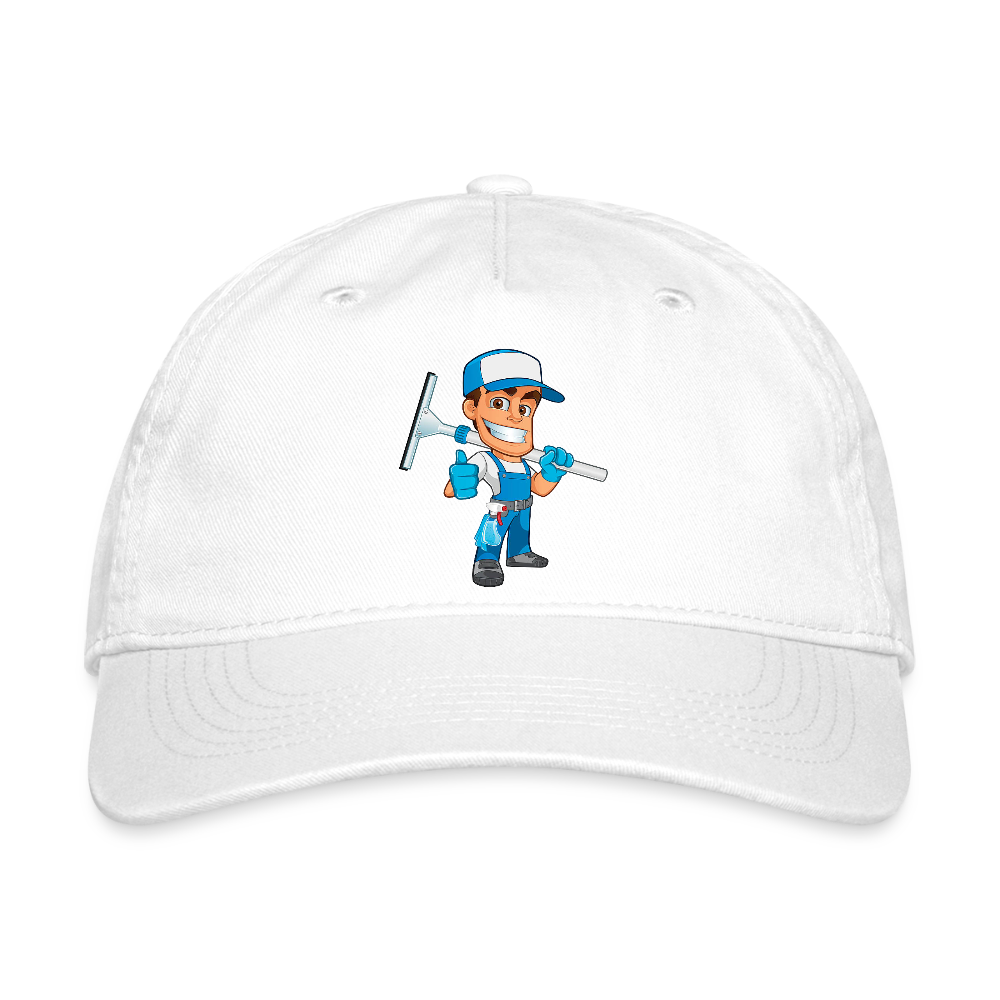Az Clean Guy Organic Baseball Cap - white