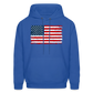 American Flag Color / Multi Men's Hoodie - royal blue