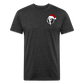 Fire + Fury Santa Cotton/Poly T-Shirt by Next Level - heather black