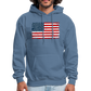 American Flag Color / Multi Men's Hoodie - denim blue