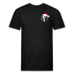 Fire + Fury Santa Cotton/Poly T-Shirt by Next Level - black