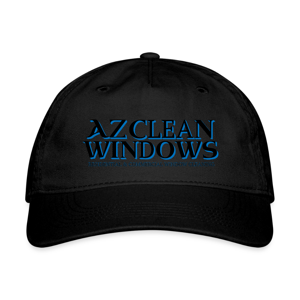 Az Clean Blue Organic Baseball Cap - black