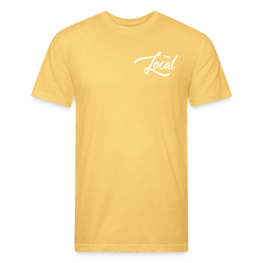 The Local - Fitted Cotton/Poly T-Shirt by Next Level - pastel yellow