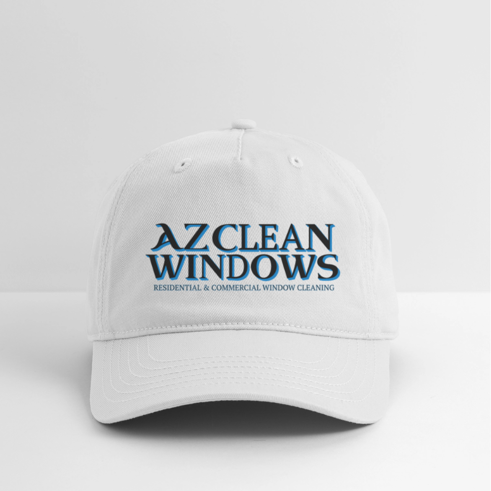 Az Clean Blue Organic Baseball Cap - white