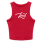 The Local - Slim Fit Rib Women's Tank Top - red