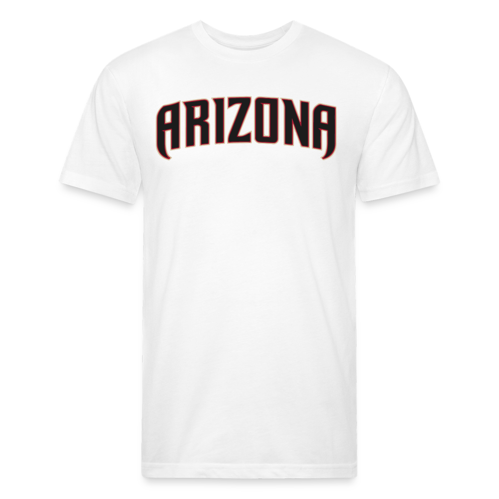 D baks Arizona Front & B Cotton/Poly T-Shirt by Next Level - white